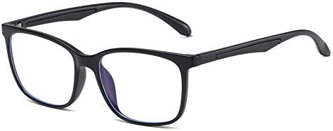 Mavi ışık Engelleme gözlük Erkekler Kadınlar için, TR90 Hafif kare gözlük çerçevesi bilgisayar oyunu Gözlük Anti Göz Yorgunluğu