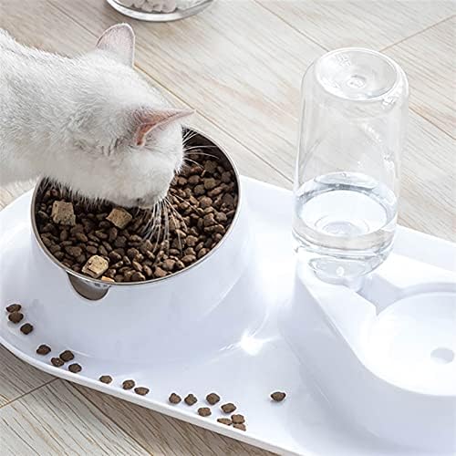 HXR Pet Köpek Kedi Kase Otomatik Besleyici Yavru Çift Kase Besleme Placemat Yıkanabilir Su Içme Dağıtıcı Köpekler Kediler ıçin