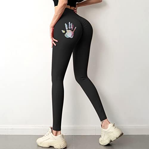 FRSH MNT Kadın Ezme Popo Tayt Yüksek Belli Dantelli Yoga Pantolon Egzersiz Popo Kaldırma Düz Renk Baskılı Ganimet Yoga Pantolon