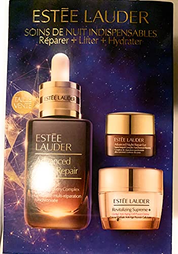 Estee Lauder Gelişmiş Gece Onarımı Senkronize Kurtarma Kompleksi II, 1 oz, Göz Süperşarjlı Kompleks .17 oz. Canlandırıcı Yüce