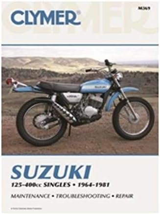 Suzuki 125-400 Single 64-81 için Clymer Onarım Kılavuzu