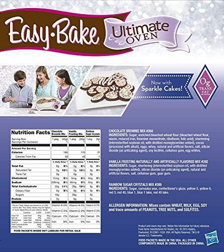 Easy Bake Ultimate Fırın, 3 Karışımlı Pişirme Yıldızı Süper Muamele Baskısı. 8 yaş ve üstü çocuklar için. (Sadece fırın,Çok renkli)