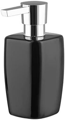 Sabunluklar Siyah Beyaz Sabunluk Seramik Losyon Dispenserleri 370 ml/13 Oz Losyon Pompası Şişe için Mutfak Banyo ve Tuvalet Losyon