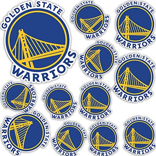 Golden State Warriors NBA Resmi Lisanslı Sticker Vinil Çıkartması Dizüstü Su Şişesi Araba Karalama Defteri (Tip 3 Küresel)