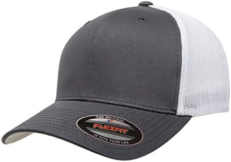 Flexfit kamyon şoförü şapkası Erkekler ve Kadınlar için Nefes Örgü, streç Flex Fit Ballcap w / THP Hiçbir Ter Headliner