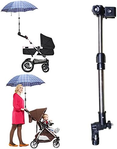 jackyee Bebek Pram Arabası Aksesuarları Şemsiye Tutucu Tekerlekli Sandalye Şemsiye Streç Standı Arabası Standı