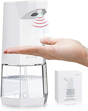 Otomatik Sabunluk Fotoselli, Ayarlanabilir Ses Kontrollü 12oz / 360ml Eller Serbest Sabunluk, Mutfak, Banyo, Okul, Restoran,