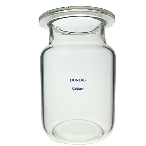DONLAB REA-53-010L 10000 ml/10L Silindirik Yuvarlak Alt Yedek Reaksiyon su ısıtıcısı Şişesi Vücut Sadece