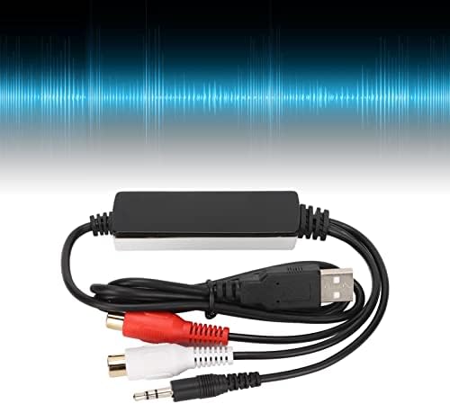 USB Dijital Ses Yakalama Kartı, Kaset Kasetleri için MP3 Dönüştürücüye Ses Tutucu, Windows 10 8.1 8 7, Vista,Windows XP,OS X,