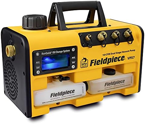 Fieldpiece VPX7-Çift Kademeli, 10 CFM Vakum Pompası